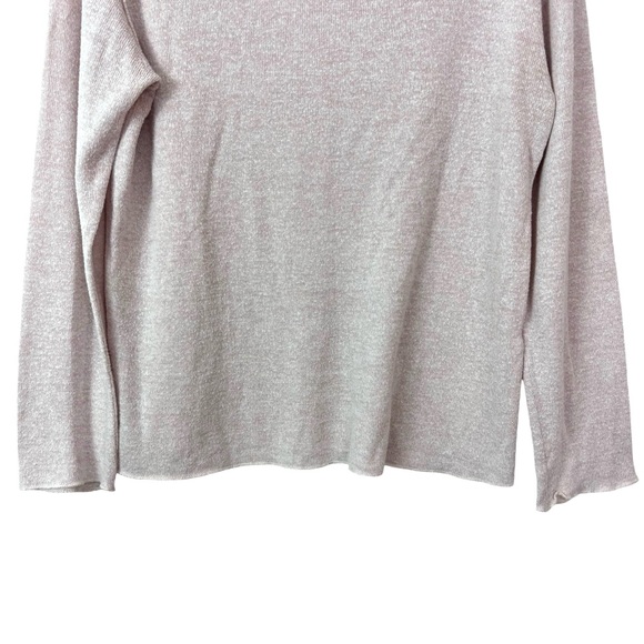 Zara Baby Pink Sweater Lightweight Long Sleeve Staple Capsule Soft Top Size S - Picture 4 of 7